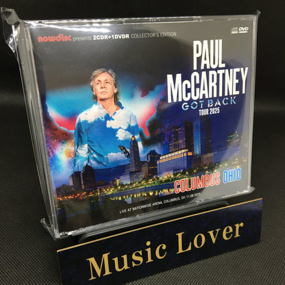 PAUL McCARTNEY / GOT BACK TOUR 2025 NATIONWIDE ARENA, COLUMBUS, OHIO (2CDR+1DVDR)