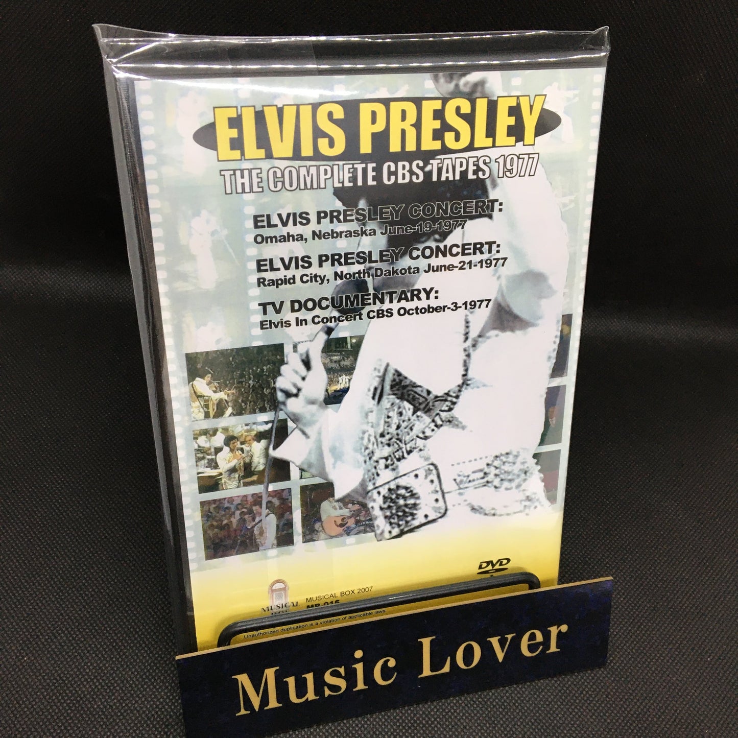 ELVIS PRESLEY / THE COMPLETE CBS TAPES 1977 (1DVDR)