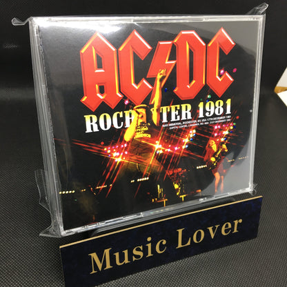 AC/DC / ROCHESTER 1981 SOUNDBOARD (2CDR+1DVDR)