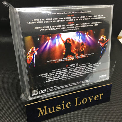 AC/DC / ROCHESTER 1981 SOUNDBOARD (2CDR+1DVDR)