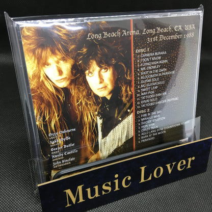 OZZY OSBOURNE / NEW YEAR'S EVE LONG BEACH 1988 (2CDR)