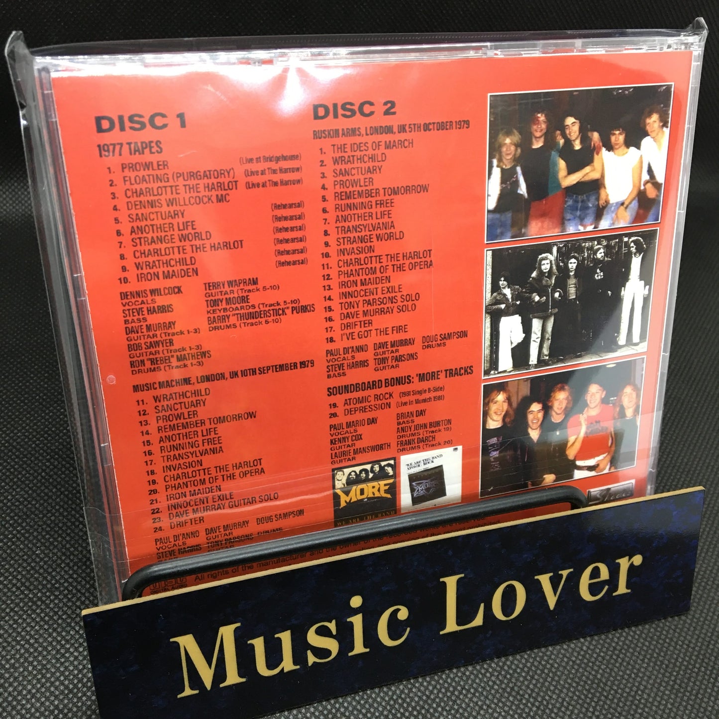 IRON MAIDEN / THE EARLIEST TAPES 1977-1979 (2CDR)