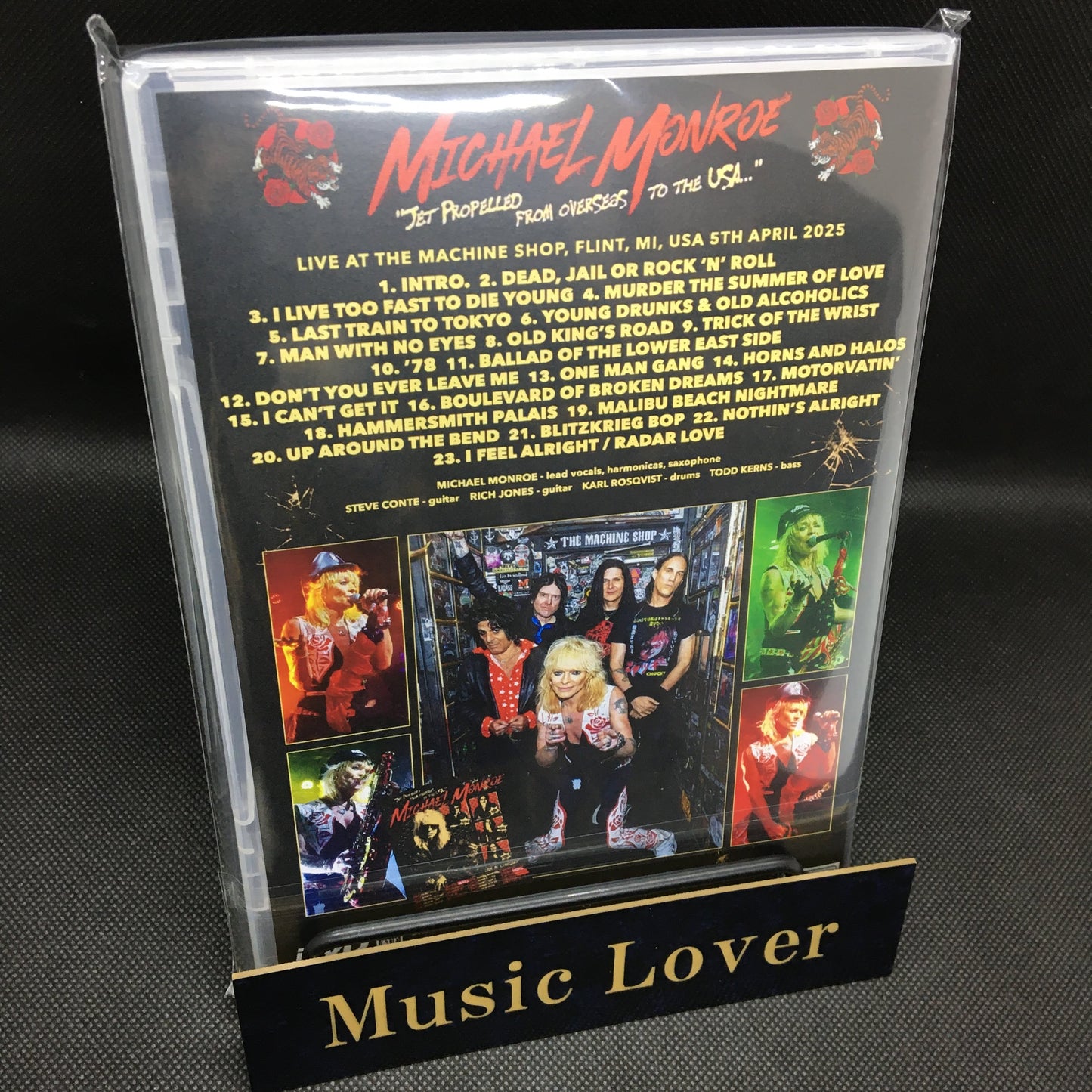 MICHAEL MONROE / FLINT 2025 FRONT ROW (1DVDR)