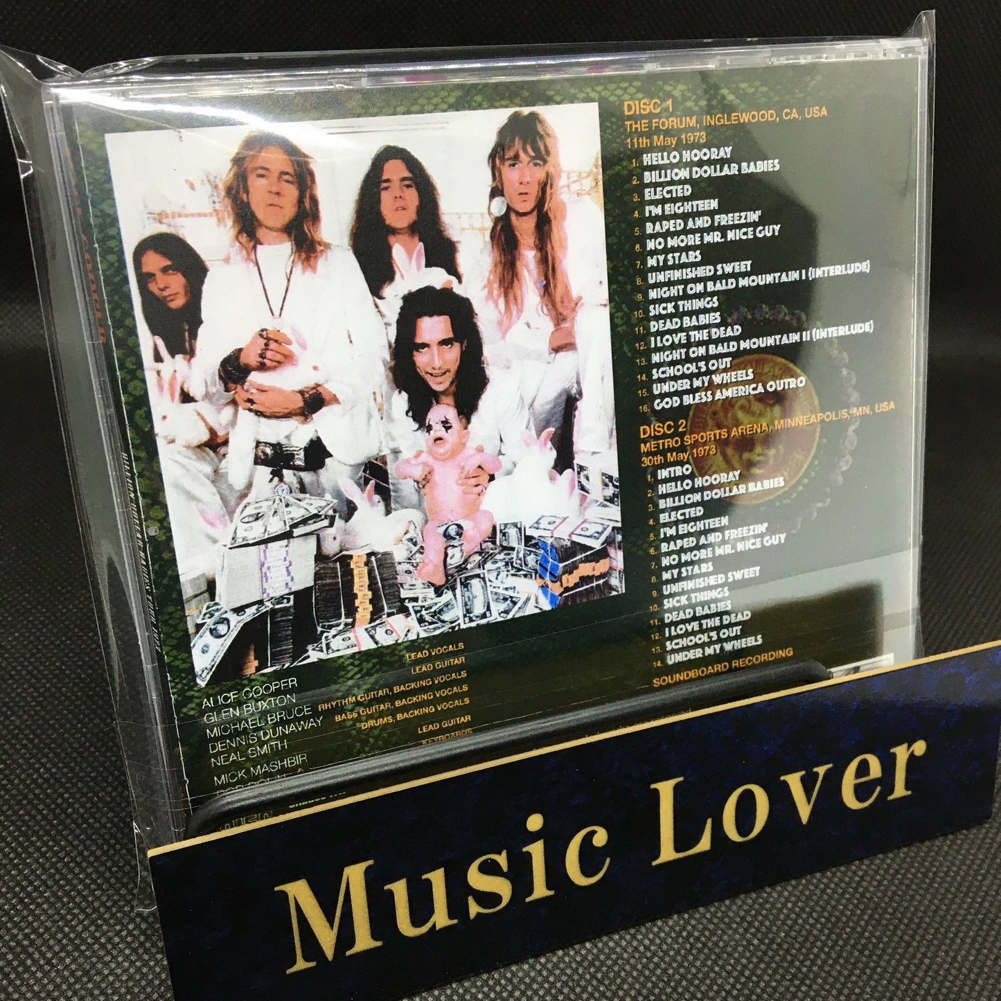 ALICE COOPER / BILLION DOLLAR BABIES TOUR 1973 SOUNDBOARD (2CDR)
