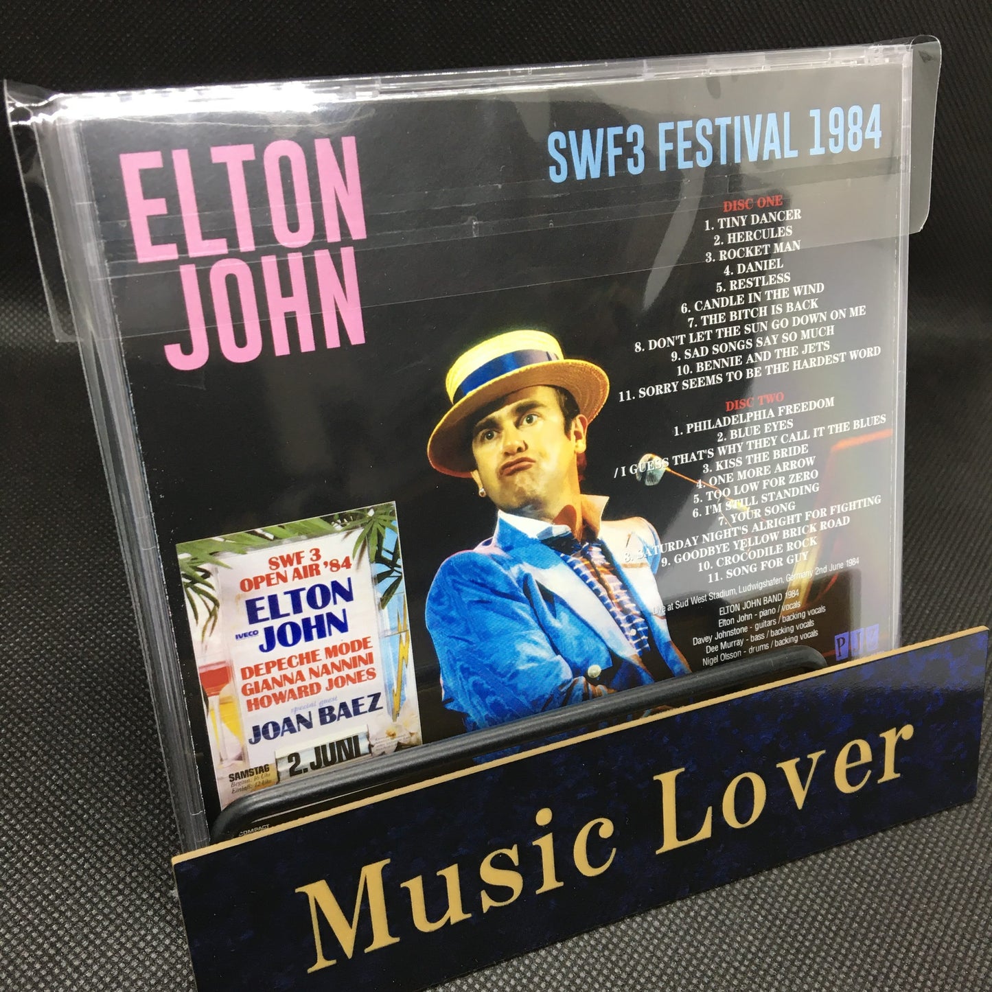 ELTON JOHN / SWF3 FESTIVAL 1984 Soundboard (2CDR)
