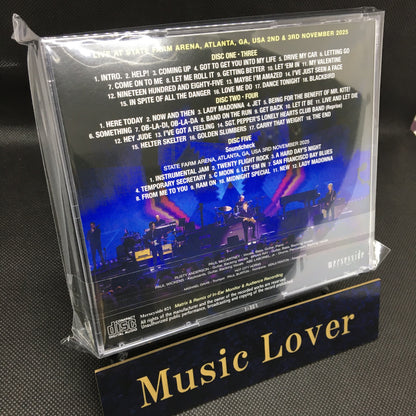 PAUL McCARTNEY / ATLANTA 2025 2 DAYS COMPLETE ORIGINAL IN EAR MONITOR RECORDING (5CD)