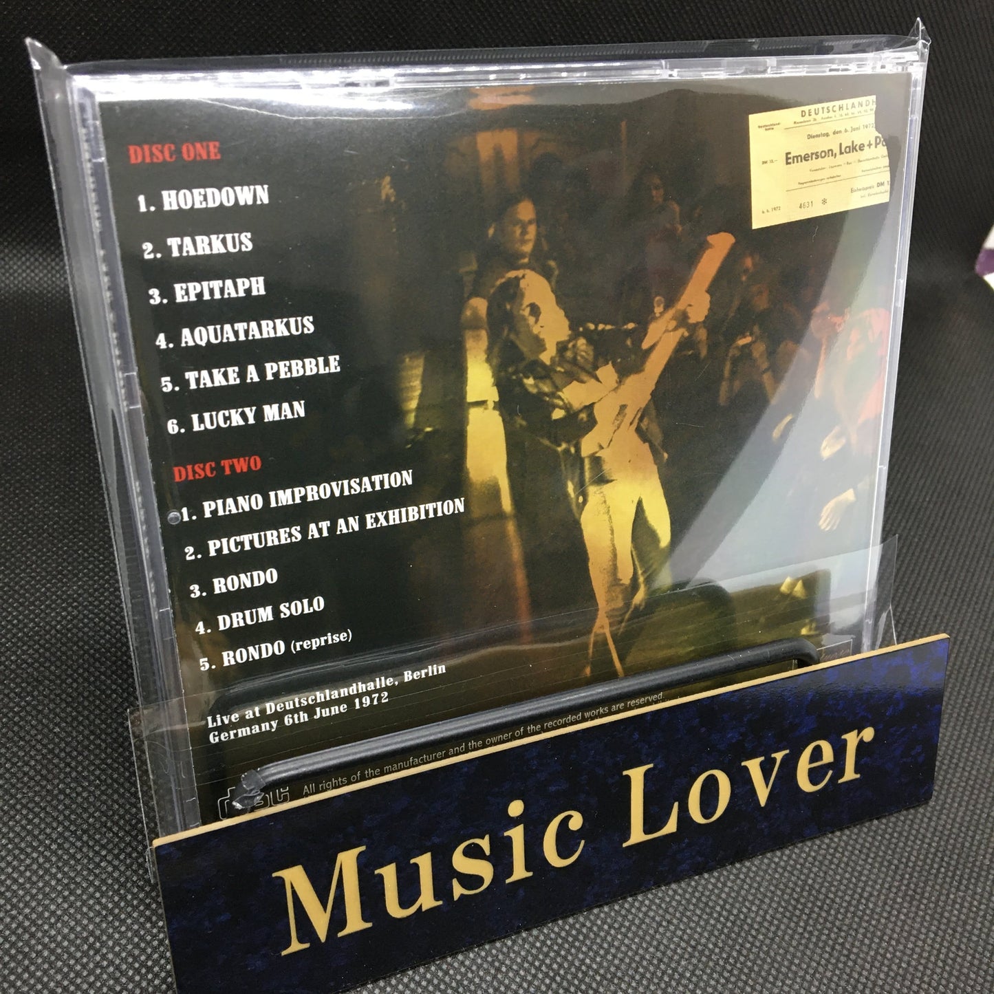 EMERSON, LAKE & PALMER / BERLIN 1972 with New Art Works (2CD)