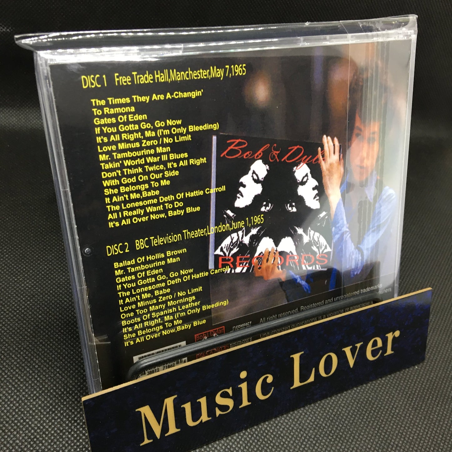 BOB DYLAN / Fork Guitar Music UK 1965 SOUNDBOARD (2CDR )