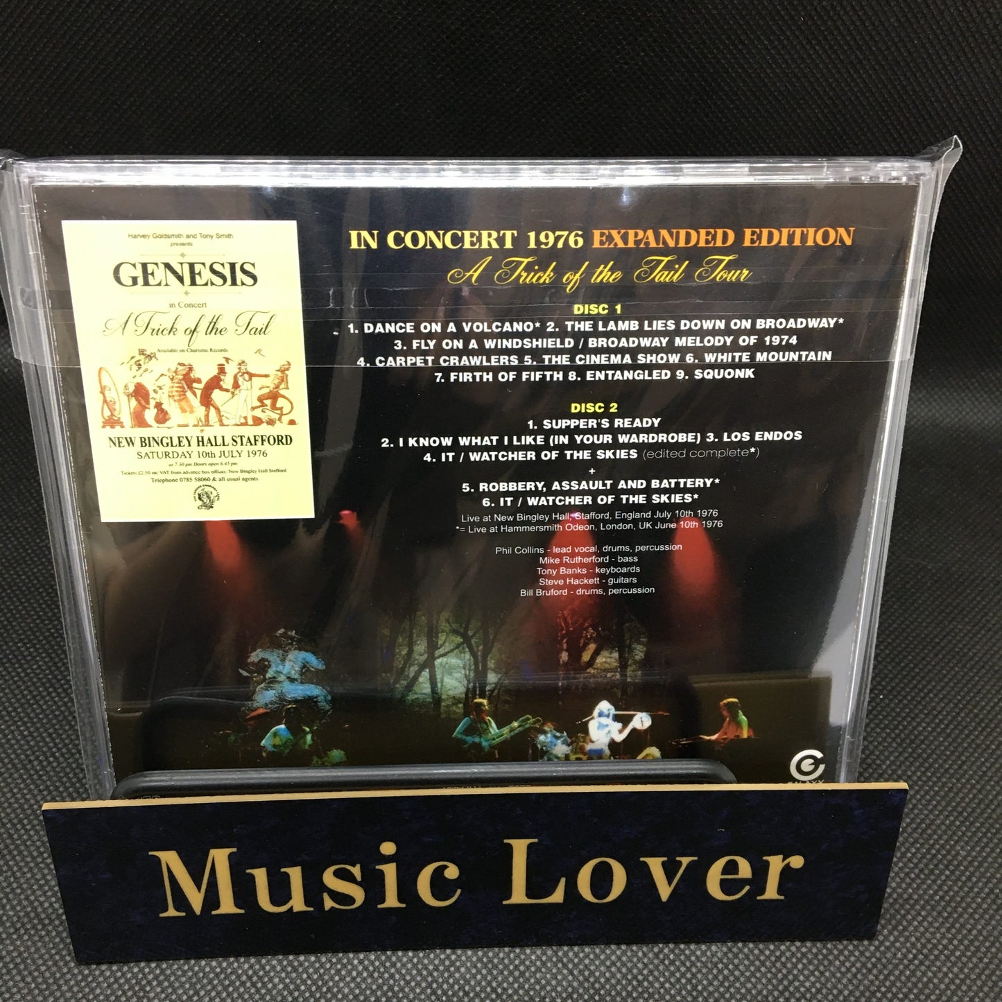GENESIS / IN CONCERT 1976 - EXPANDED EDITION : A TRICK OF THE TAIL SOUNDBOARD (2CDR)