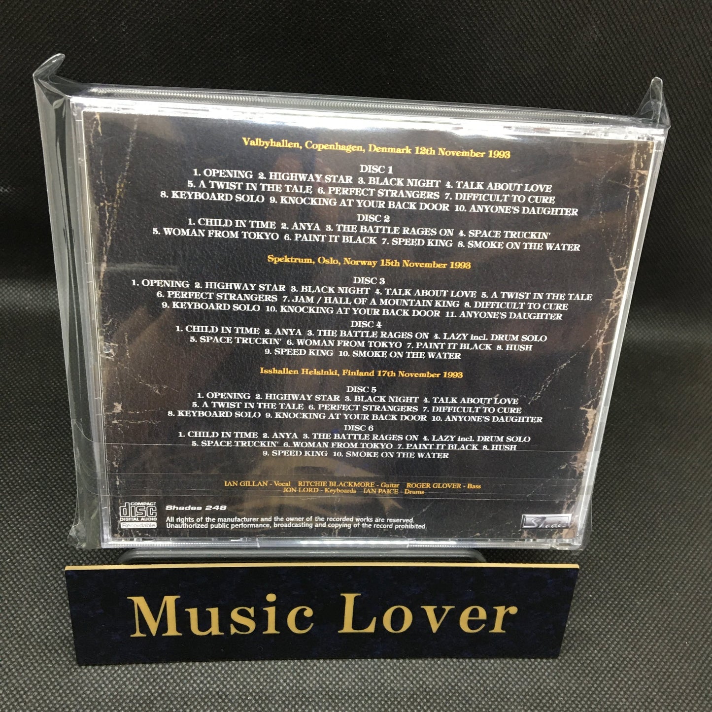 DEEP PURPLE / BATTLE OVER EUROPE 1993 (6CDR)