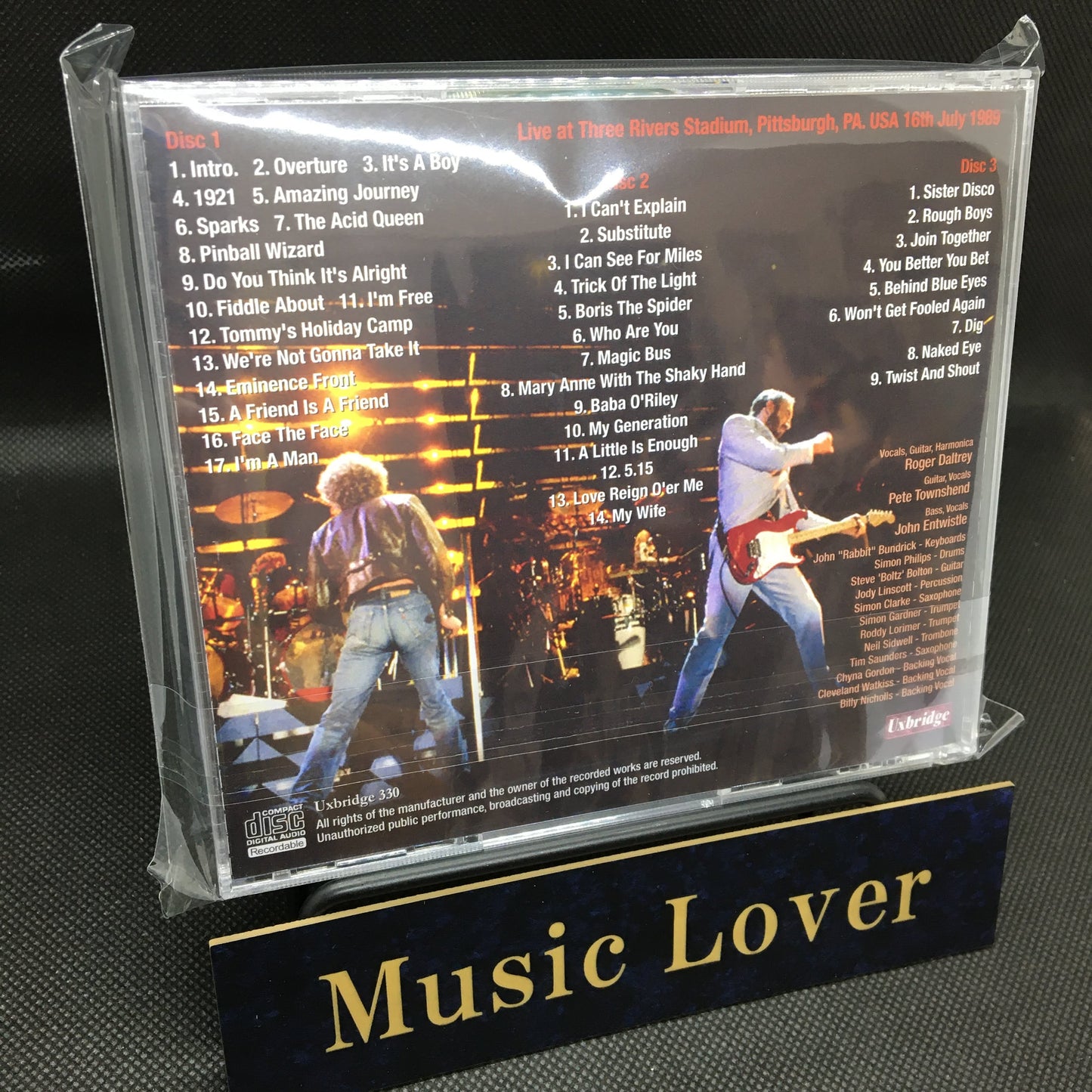 THE WHO / TOMMY'S TRIUMPHANT RETURN PITTSBURGH 1989 (3CDR)