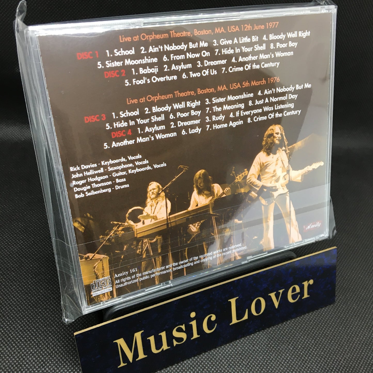 SUPERTRAMP / BOSTON CRIMES DAN LAMPINSKI MASTERS (4CDR)