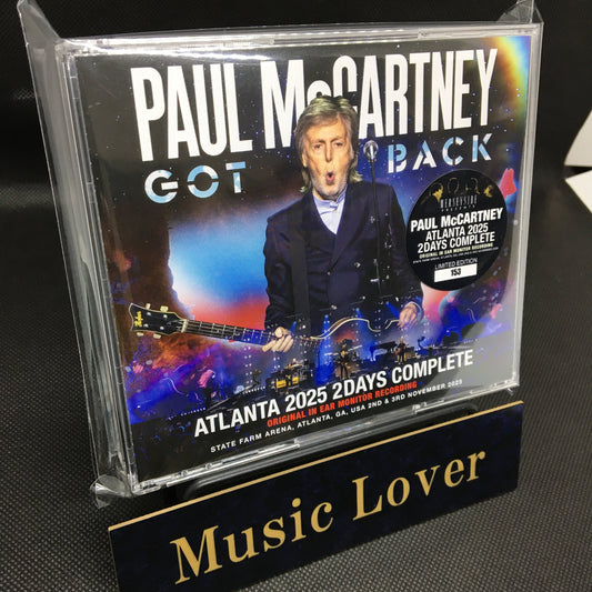 PAUL McCARTNEY / ATLANTA 2025 2 DAYS COMPLETE ORIGINAL IN EAR MONITOR RECORDING (5CD)