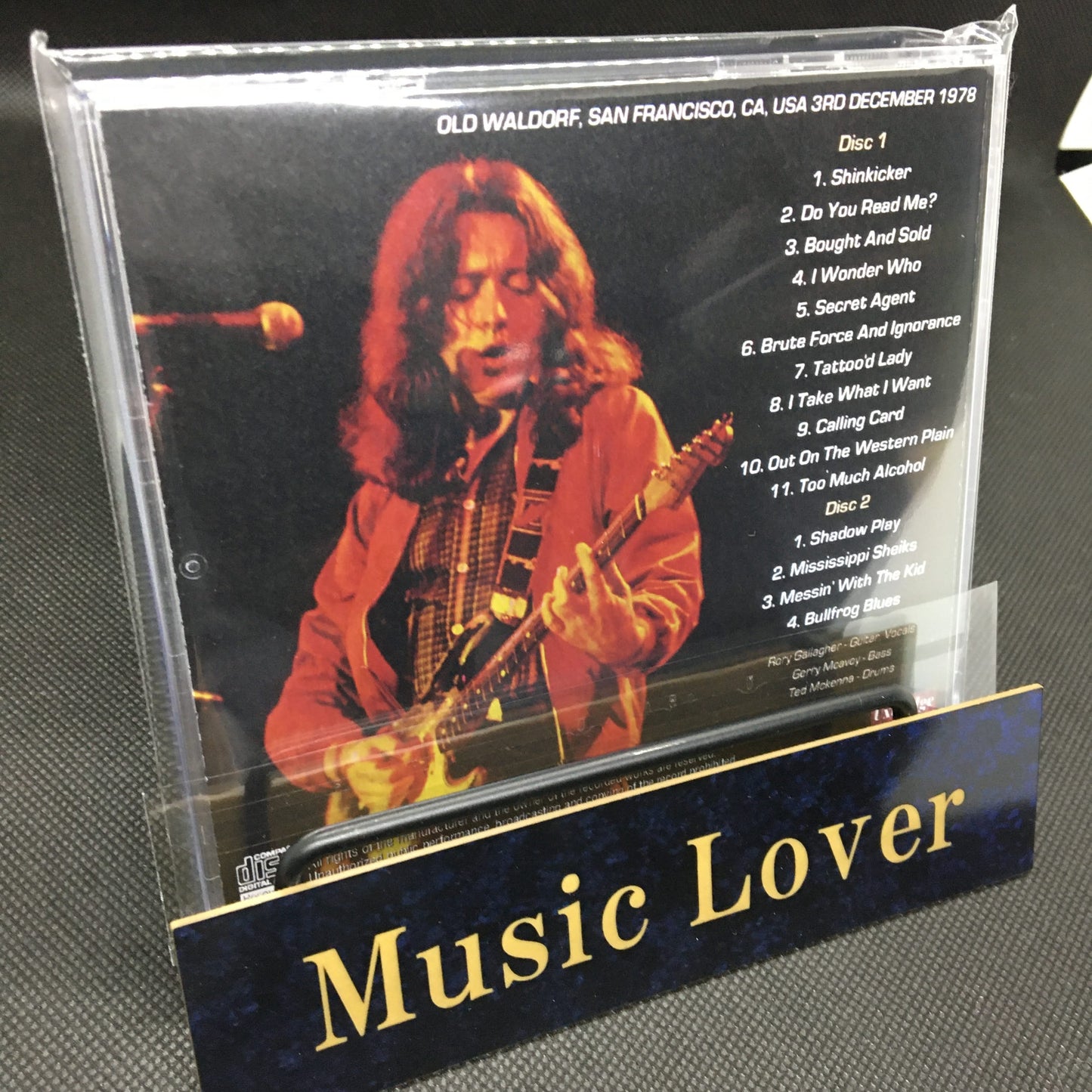 RORY GALLAGHER / OLD WALDORF 1978 FM SOUNDBOARD (2CDR)