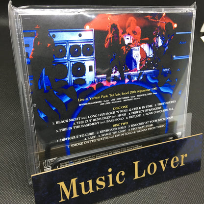 DEEP PURPLE / ISRAEL FIRE TEL AVIV 1991 STEREO SOUNDBOARD (2CDR)