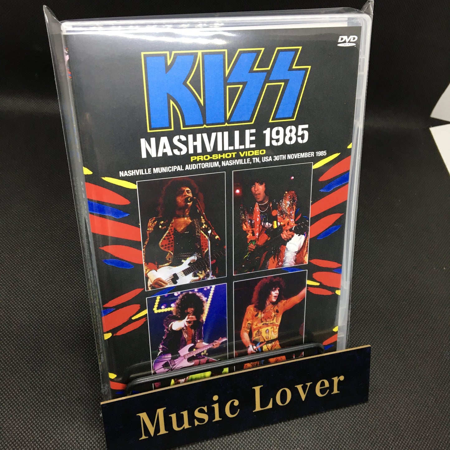 KISS / NASHVILLE 1985 PRO-SHOT VIDEO PRO SHOT (1DVDR)