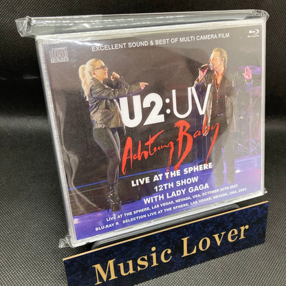 U2 / THE SPHERE 2023 12TH SHOW (2CDR+BONUS 1BDR) Lady Gaga