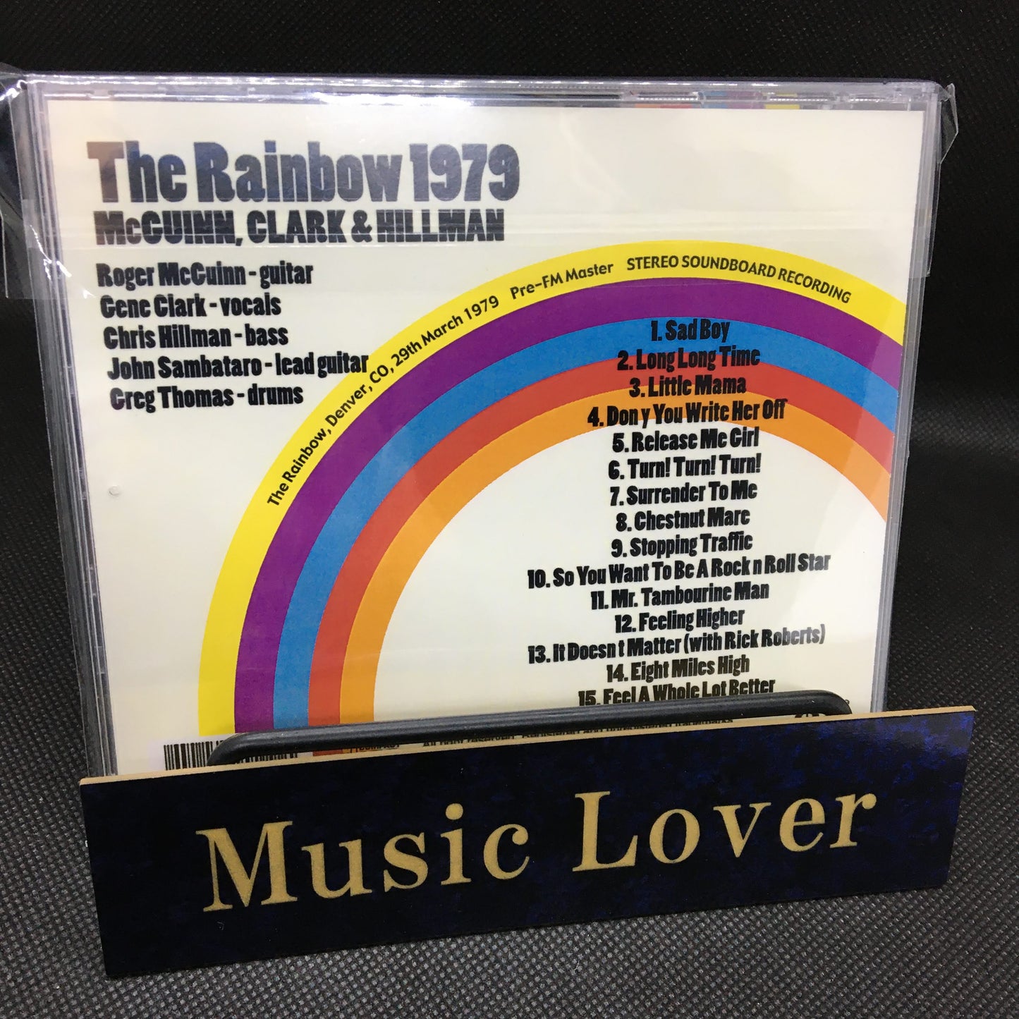 McGUINN, CLARK & HILLMAN / THE RAINBOW 1979 (1CDR)