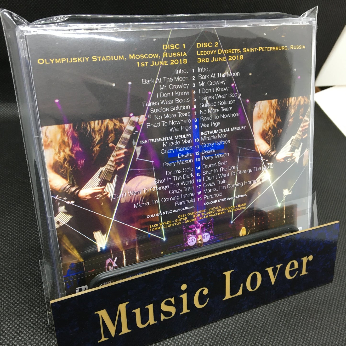 OZZY OSBOURNE / RUSSIA 2018 (2DVDR)