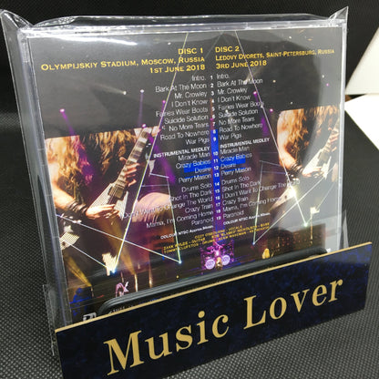 OZZY OSBOURNE / RUSSIA 2018 (2DVDR)