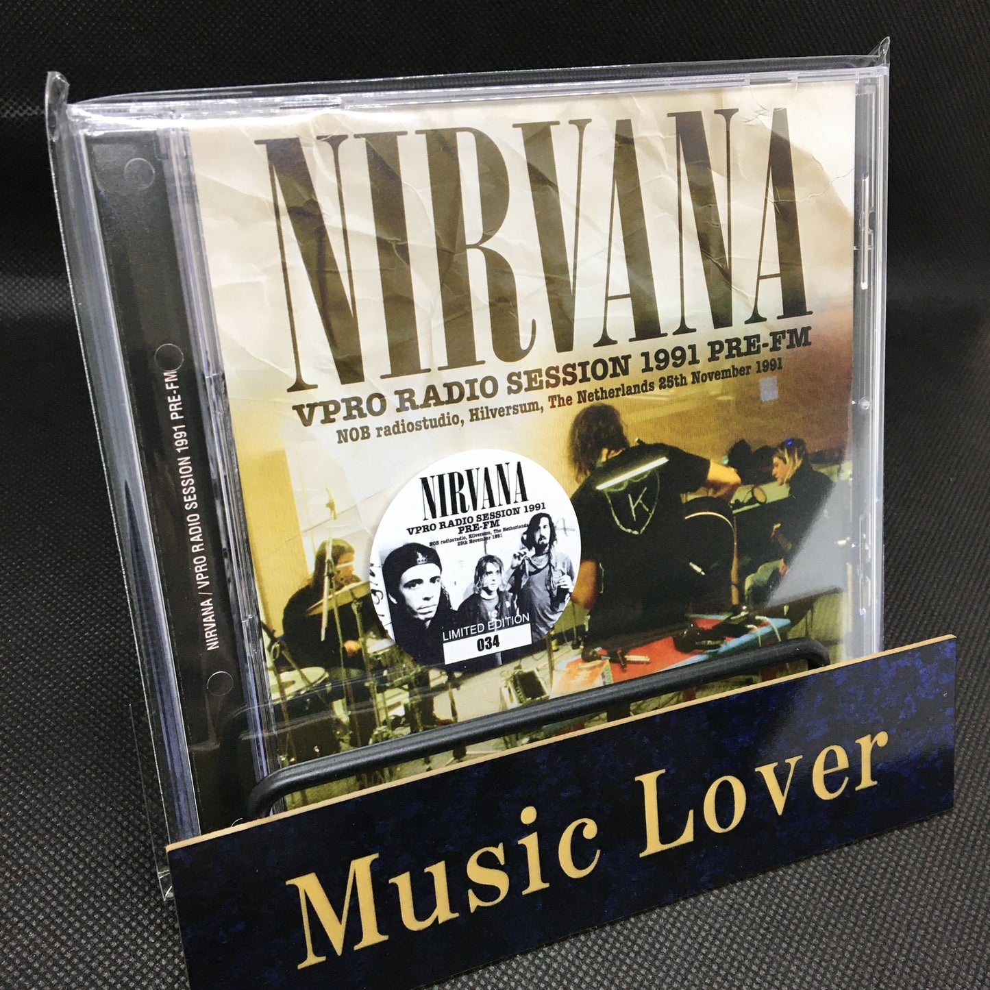 NIRVANA / VPRO RADIO SESSION 1991 Pre-FM STEREO SOUNDBOARD (1CD)