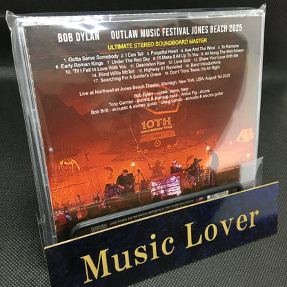 BOB DYLAN / JONES BEACH 2025 STEREO SOUNDBOARD (1CDR)