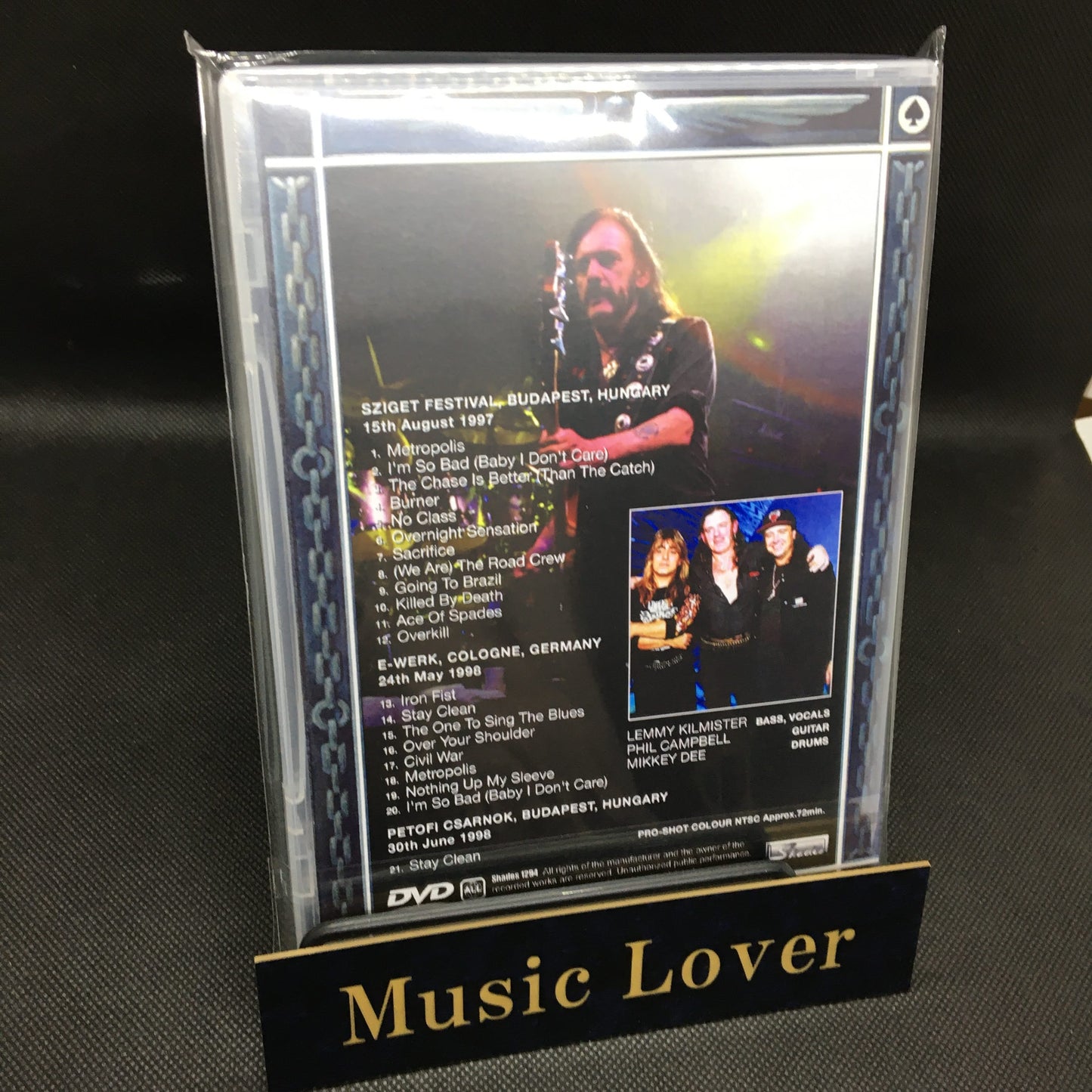 MOTORHEAD / EUROPE 1997-1998 PRO SHOT (1DVDR)