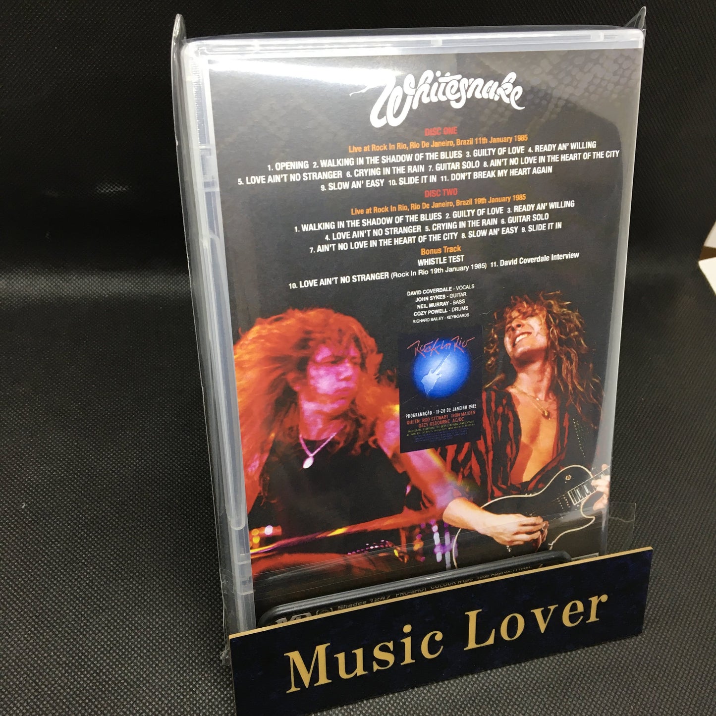 WHITESNAKE / ROCK IN RIO 1985 PRO SHOT (2DVDR)