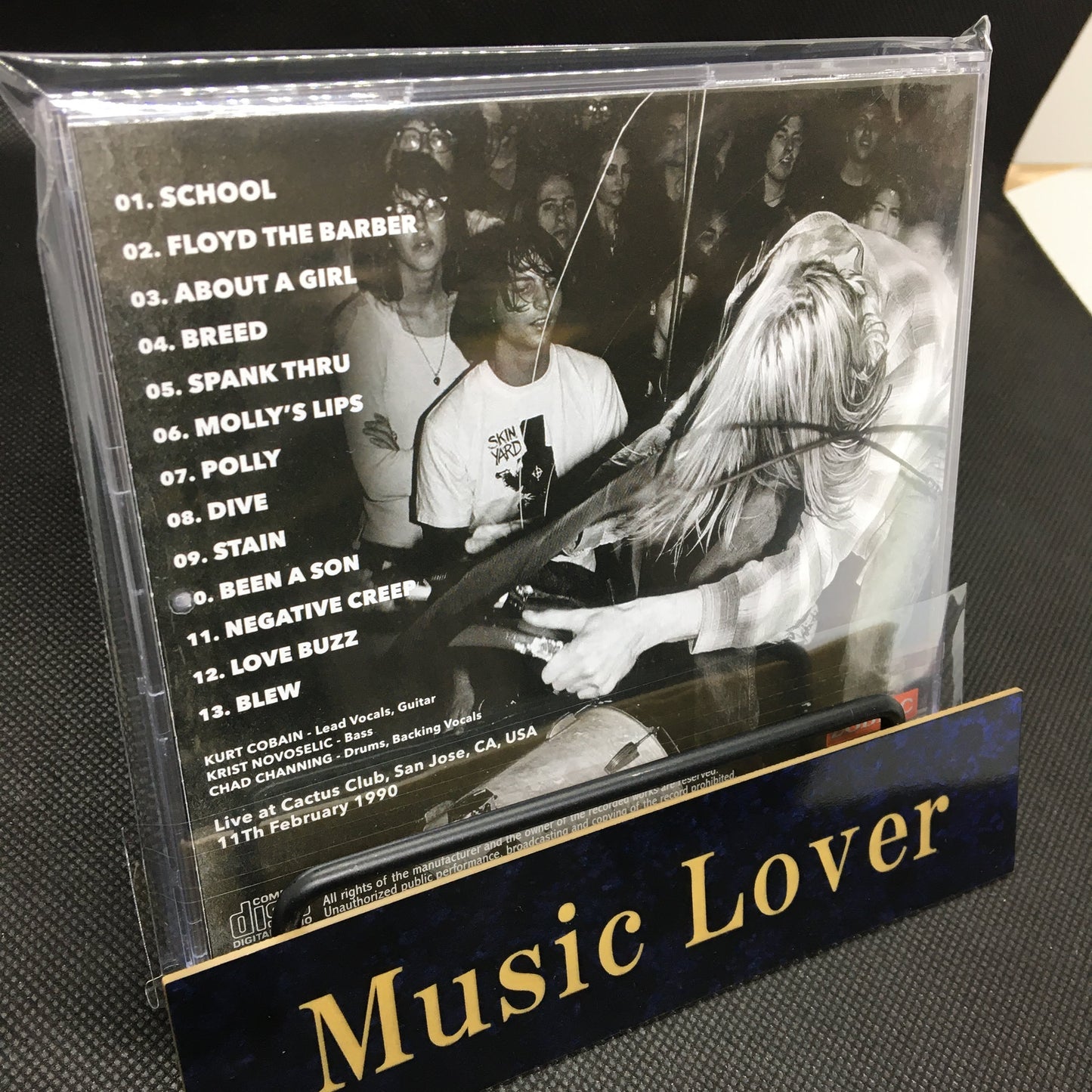 NIRVANA / SAN JOSE 1990 SOUNDBOARD (1CD)