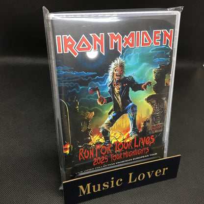 IRON MAIDEN / RUN FOR YOUR LIVES 2025 TOUR HIGHLIGHTS (1DVDR)