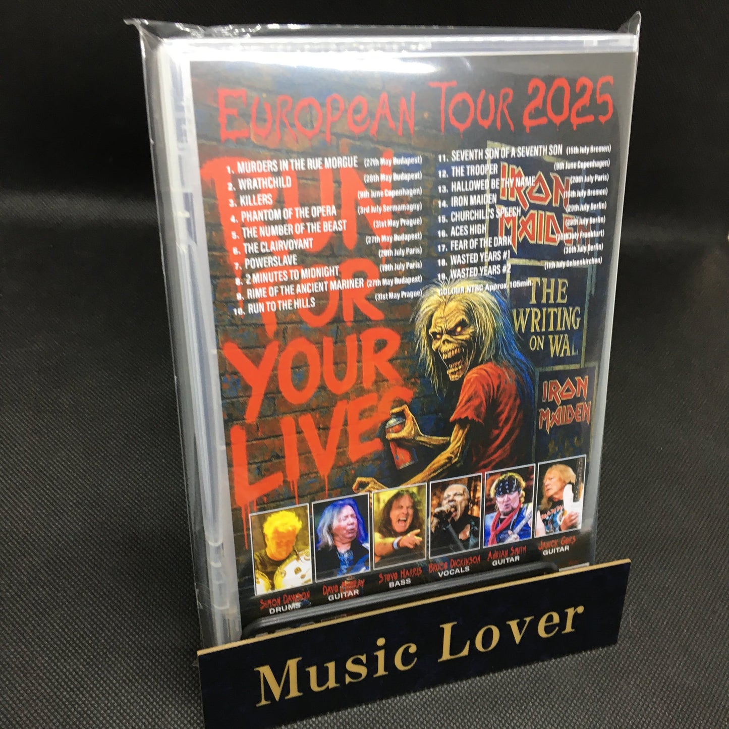 IRON MAIDEN / RUN FOR YOUR LIVES 2025 TOUR HIGHLIGHTS (1DVDR)