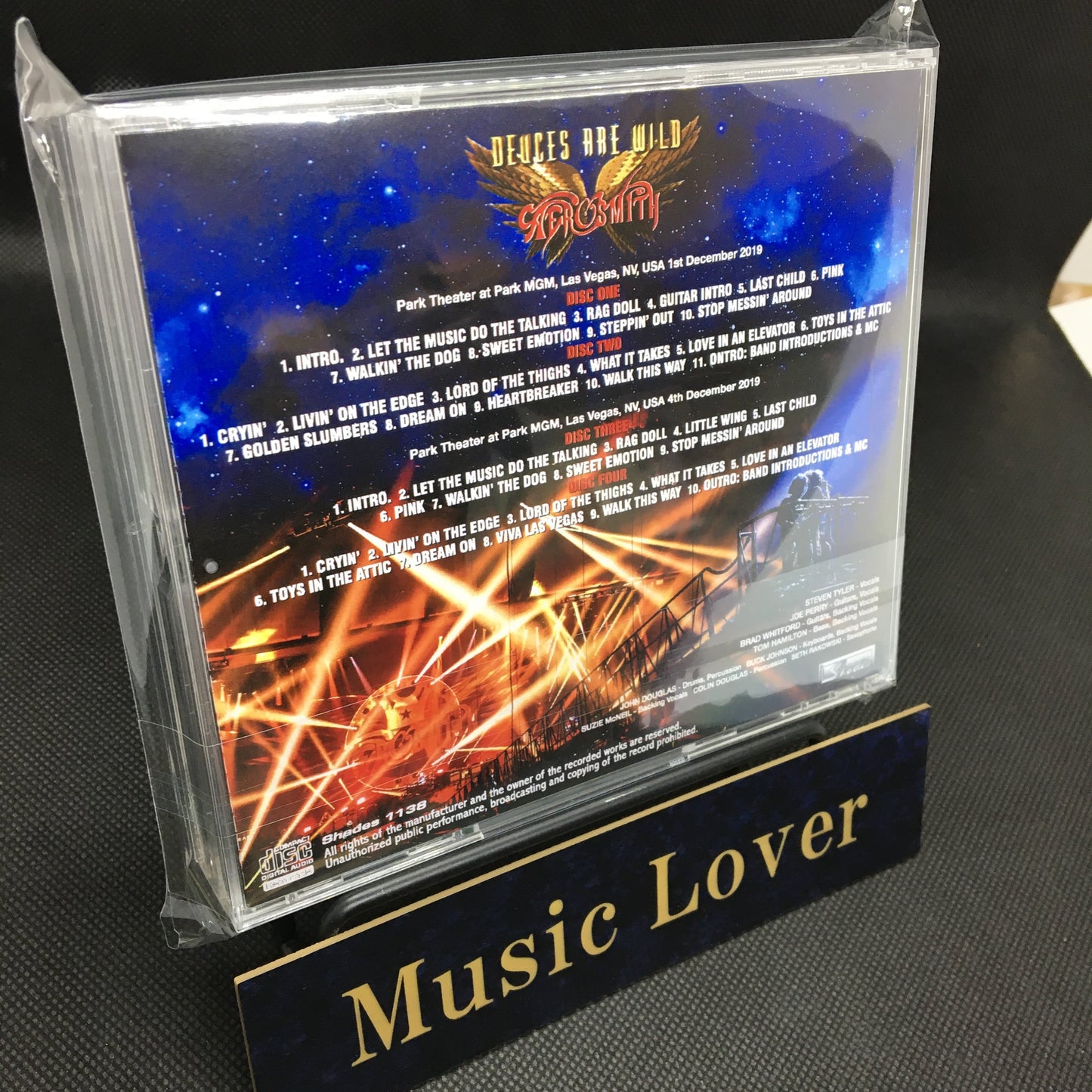 AEROSMITH / LAS VEGAS: DECEMBER 2019 (4CDR)