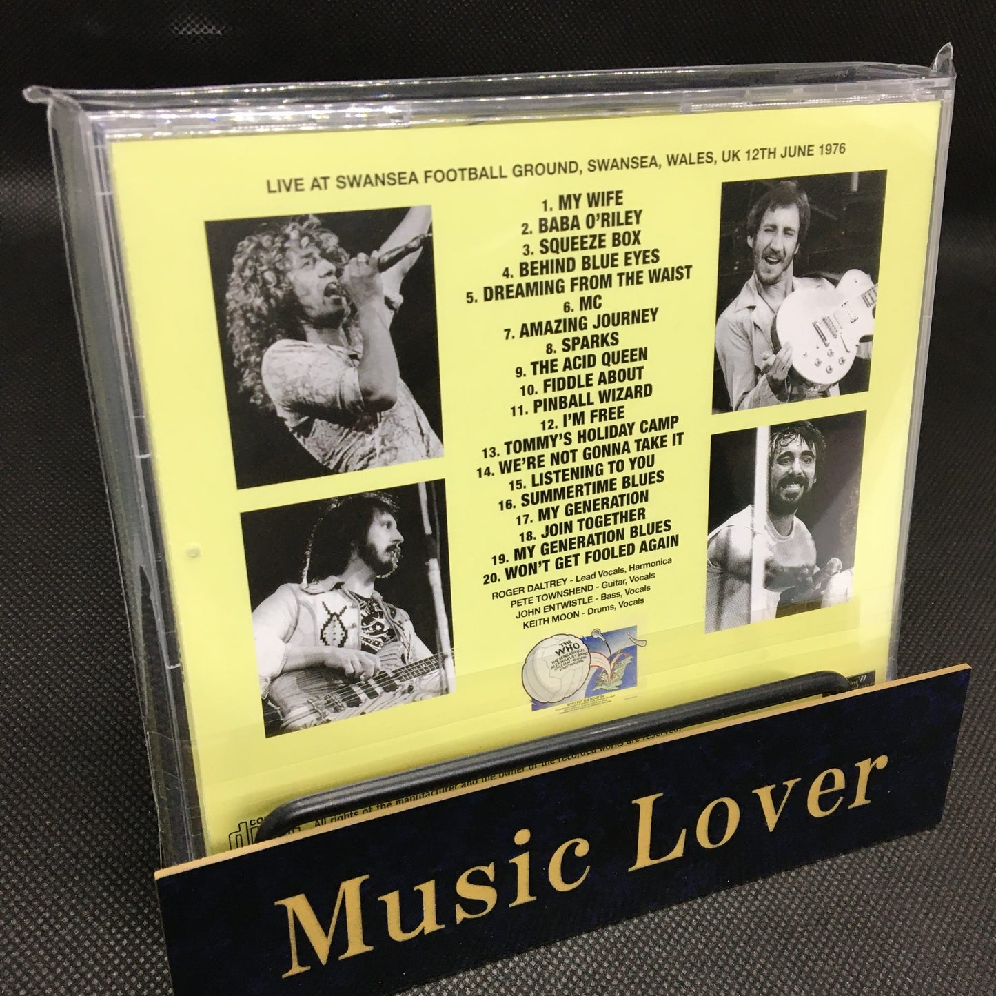 THE WHO / SWANSEA 1976 SOUNDBOARD (1CD)