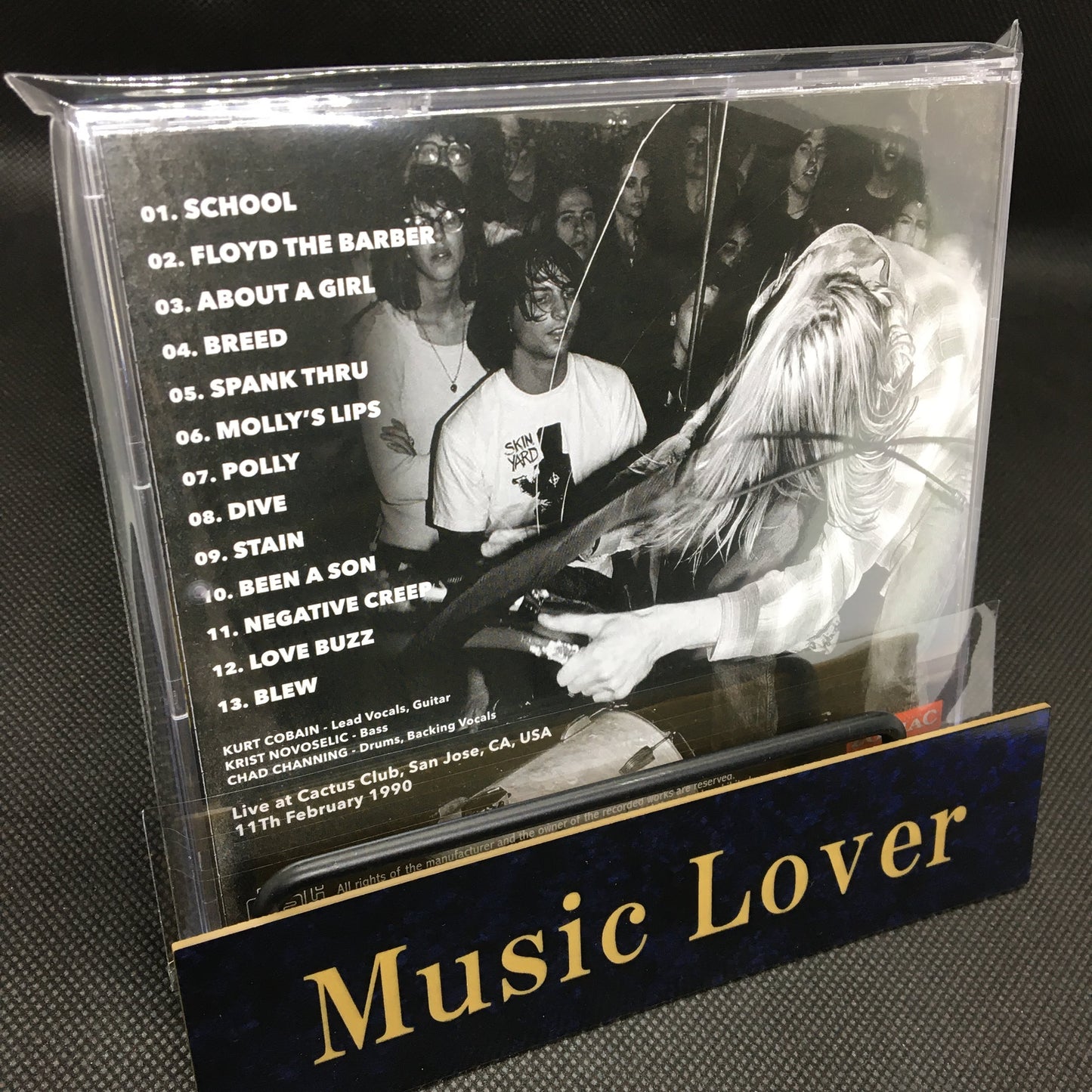 NIRVANA / SAN JOSE 1990 SOUNDBOARD (1CD)