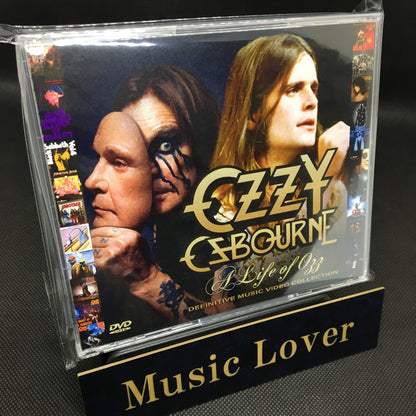 OZZY OSBOURNE / A LIFE OF OZZ DEFINITIVE MUSIC VIDEO COLLECTION PRO SHOT (4DVDR)