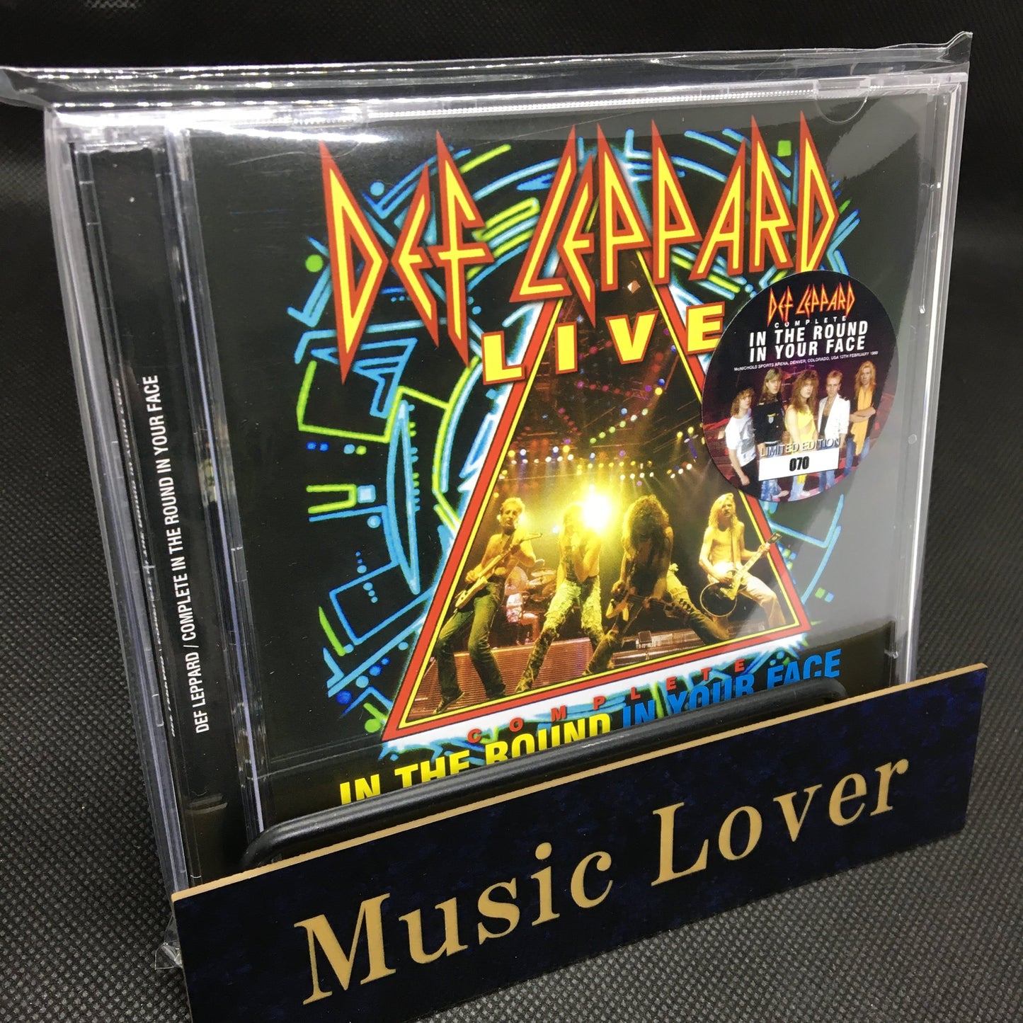 DEF LEPPARD / COMPLETE IN THE ROUND IN YOUR FACE (2CD+1DVDR)