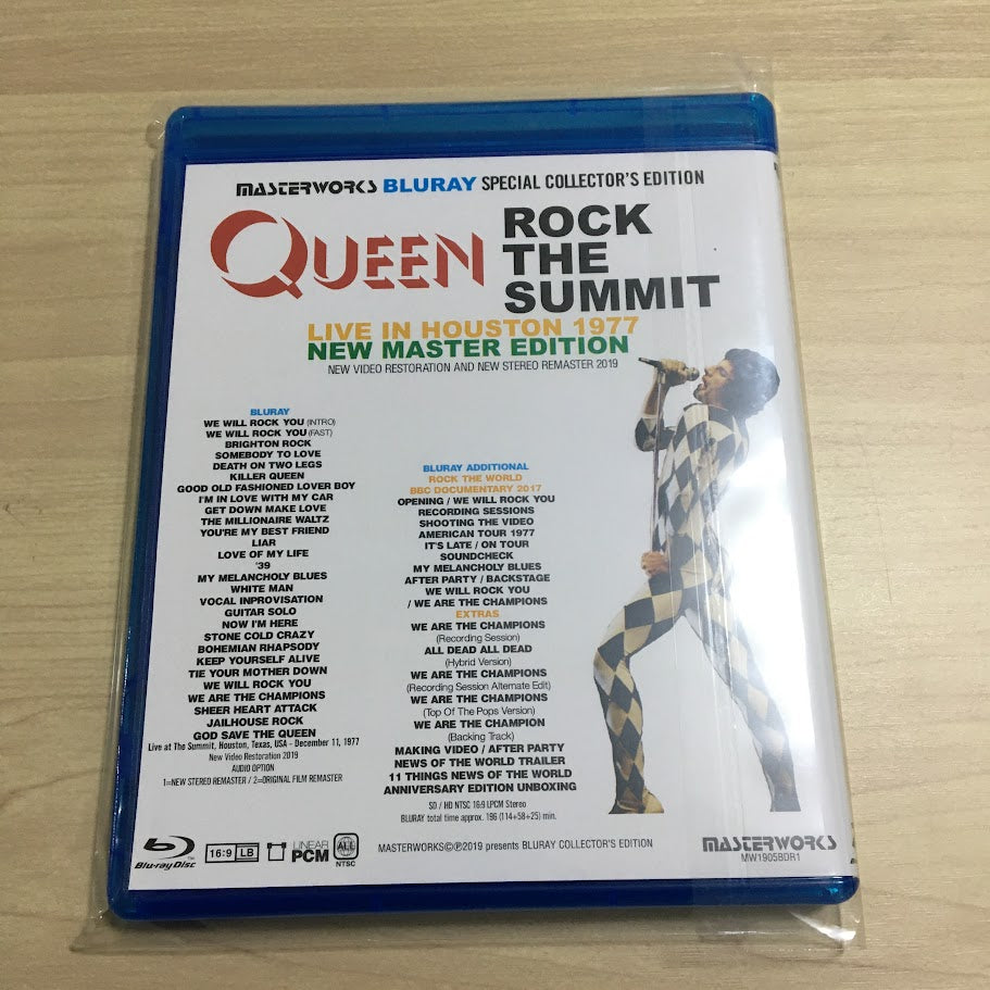QUEEN / ROCK THE SUMMIT LIVE IN HOUSTON 1977 NEW MASTER  EDITION (1BDR)