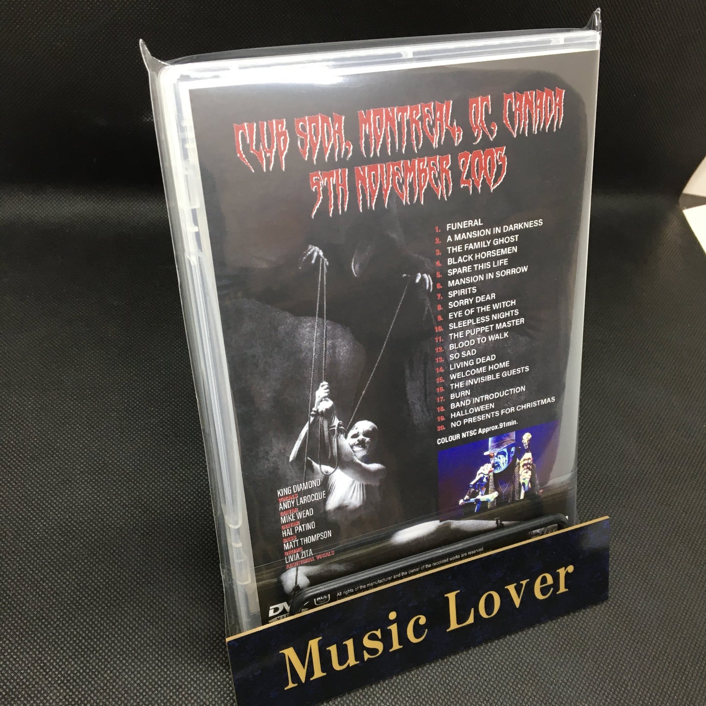 KING DIAMOND / MONTREAL 2003: NO PRESENTS FOR CHRISTMAS (1DVDR)