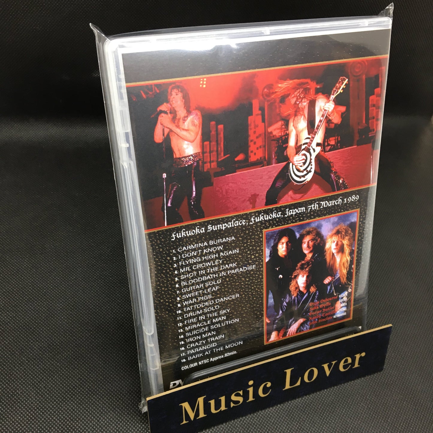 OZZY OSBOURNE / FUKUOKA 1989 (1DVDR)