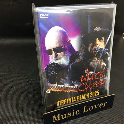 ALICE COOPER/JUDAS PRIEST / VIRGINIA BEACH 2025 FRONT ROW (2DVDR)