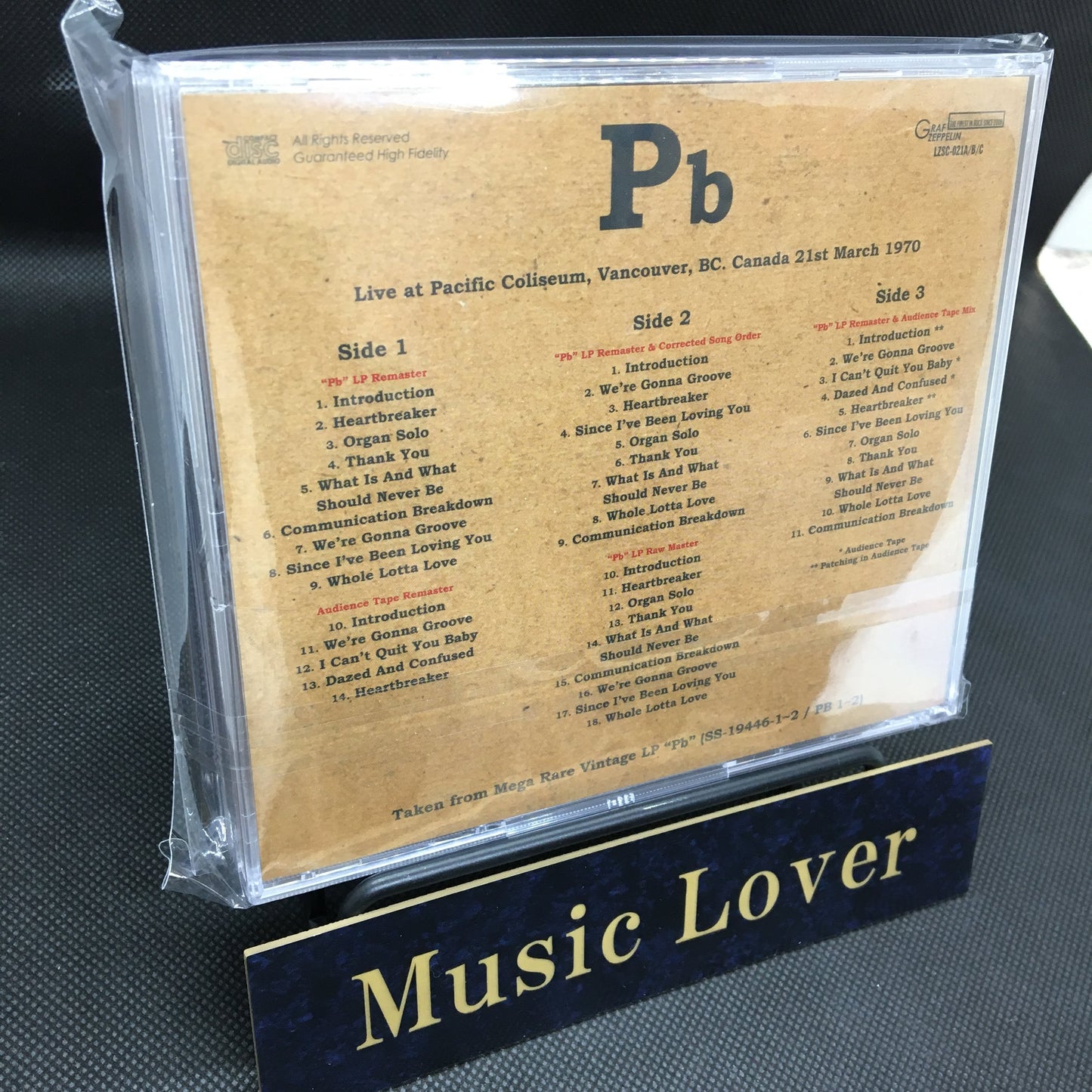 LED ZEPPELIN / Pb PURE BLUES (3CD)