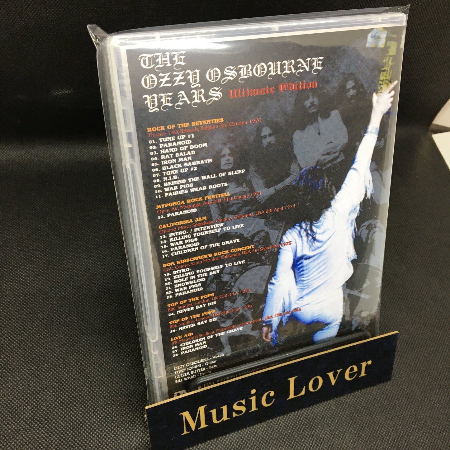 BLACK SABBATH / THE OZZY OSBOURNE YEARS ULTIMATE EDITION PRO SHOT (1DVDR)