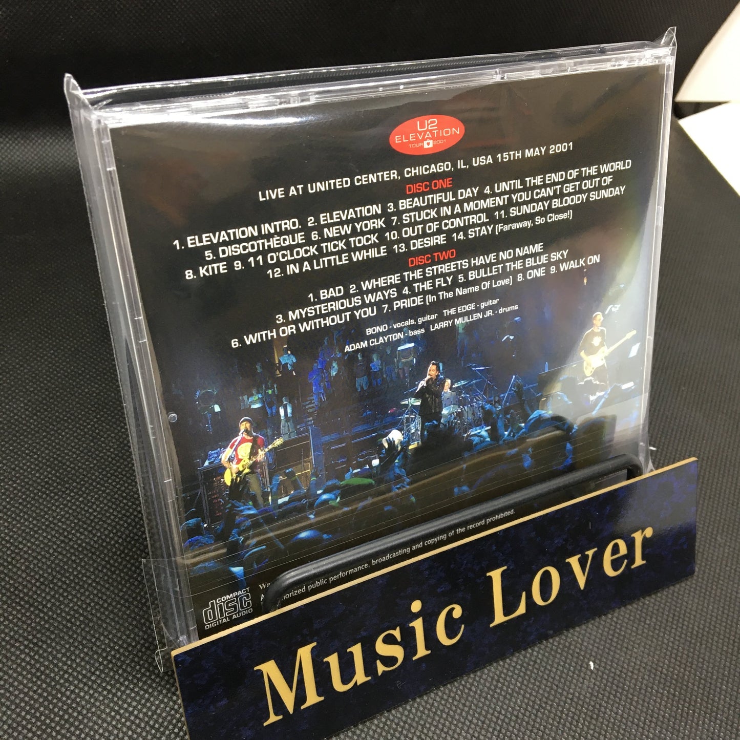 U2 / DEFINITIVE CHICAGO 2001 3RD NIGHT 2025 REMASTER & REMIX (2CD)