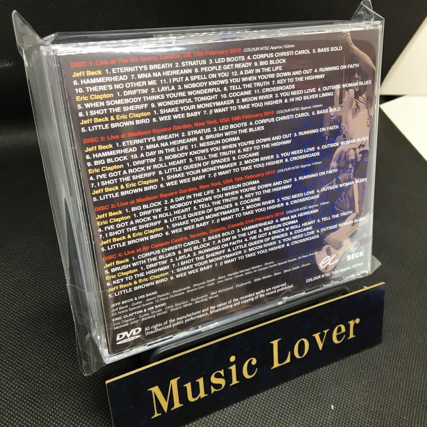 ERIC CLAPTON & JEFF BECK / TOGETHER & APART LIVE 2010 (4DVDR)