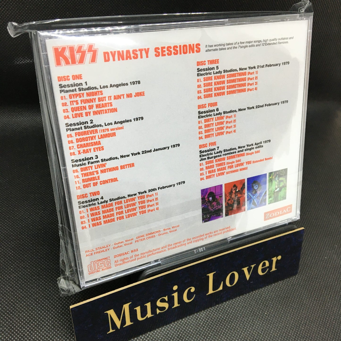 KISS / DYNASTY SESSIONS (5CD)