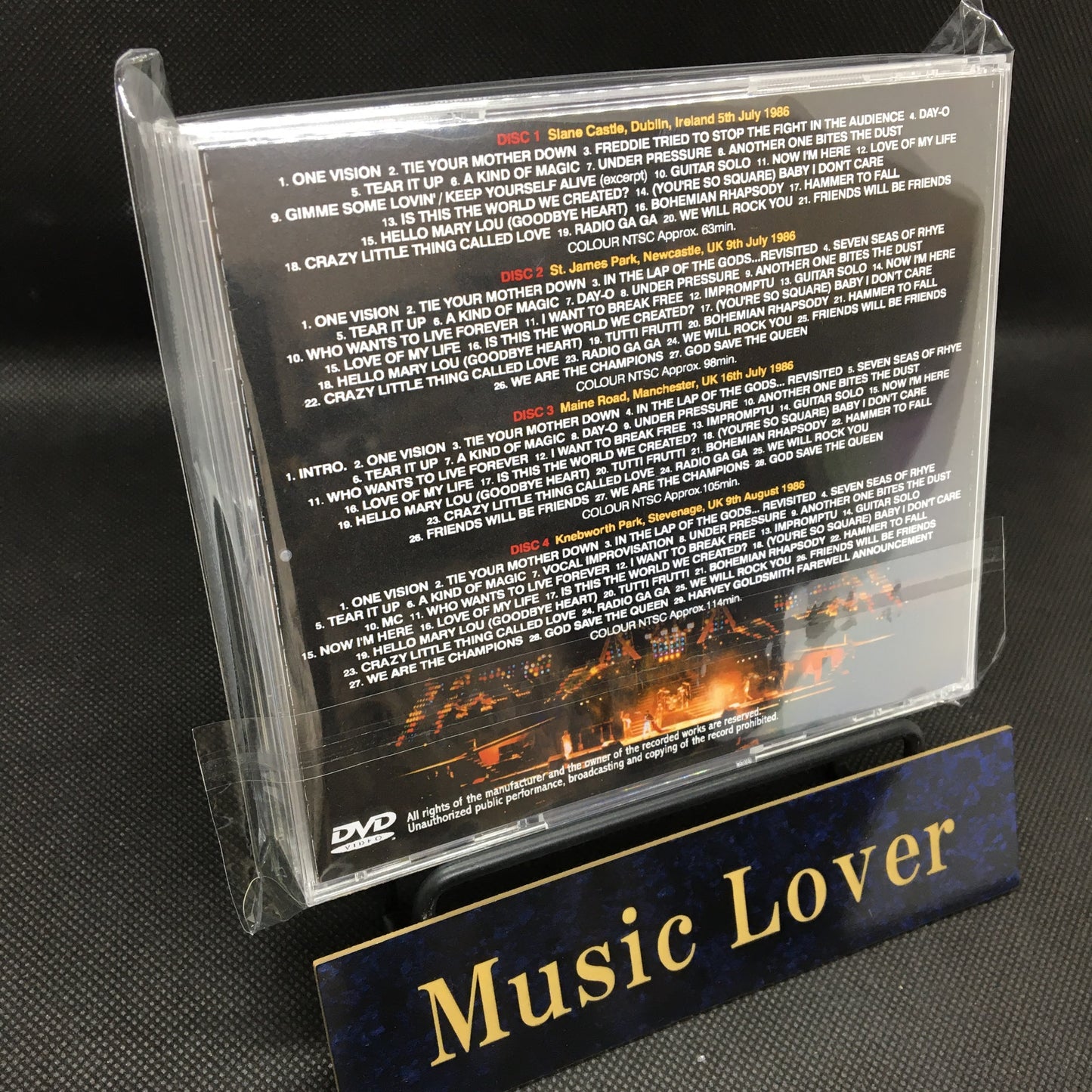 QUEEN / MAGIC SHOOT UK TOUR 1986 (4DVDR)