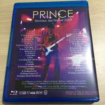 PRINCE / MONTREUX JAZZ FESTIVAL 2009 Blu-ray Pro-shot (2BDR)