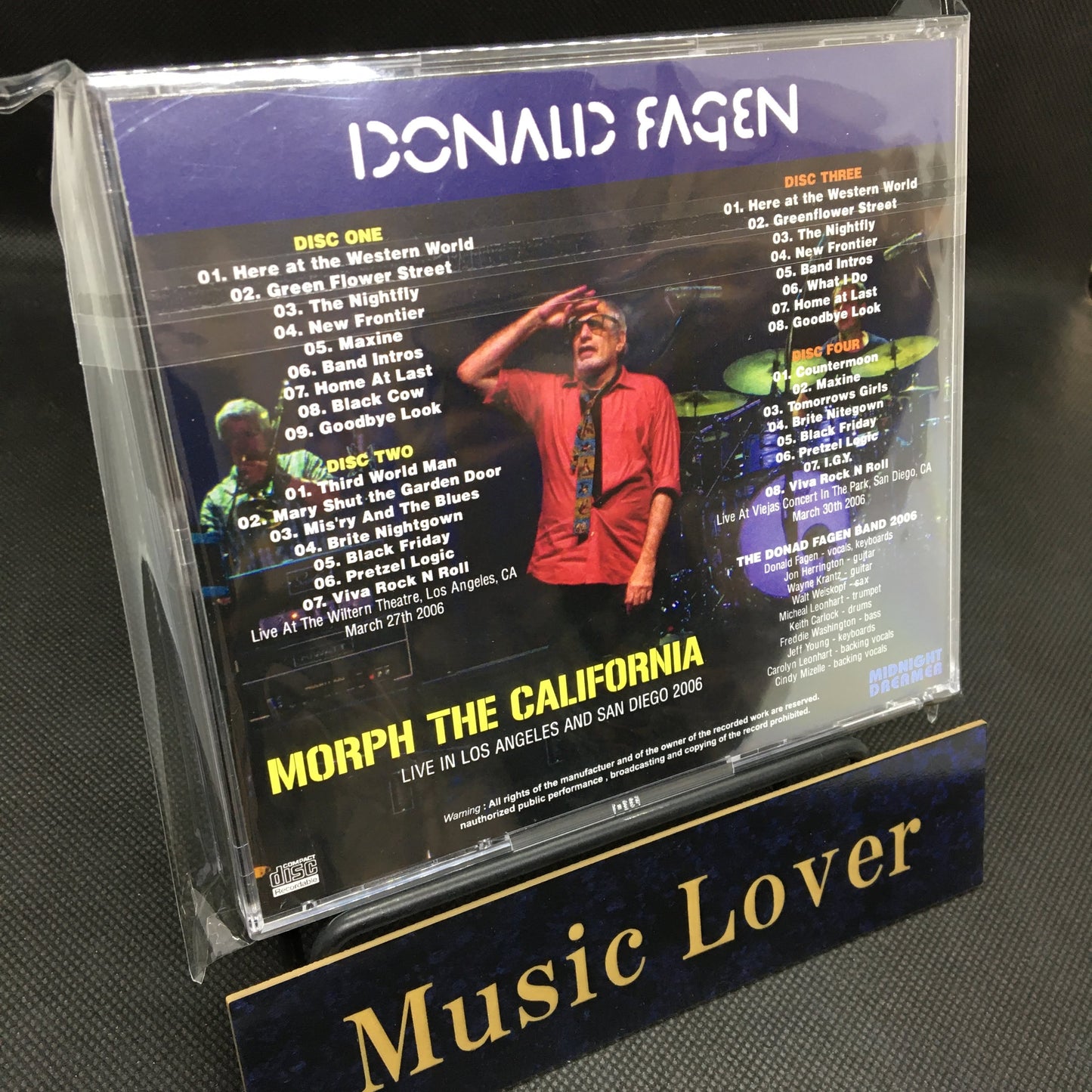 DONALD FAGEN / MORPH THE CALIFORNIA (4CDR)