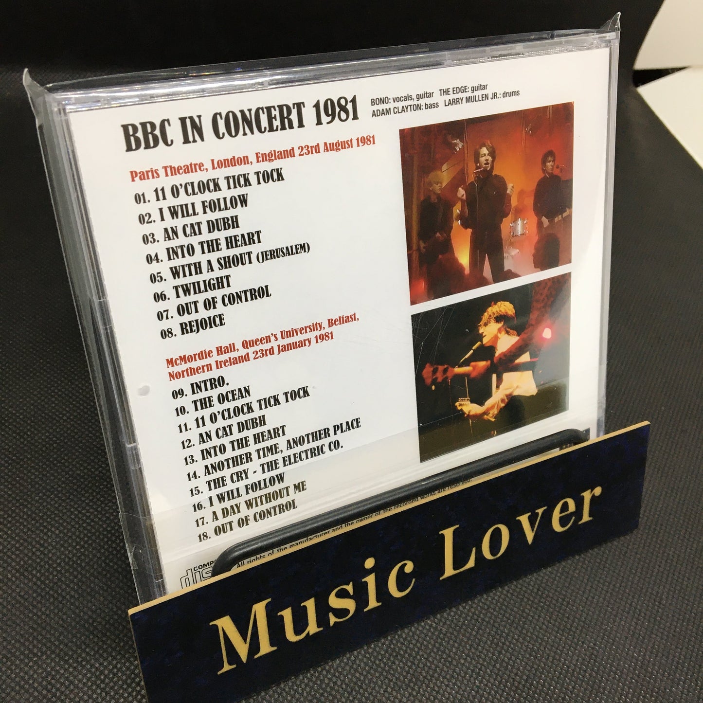 U2 / BBC IN CONCERT 1981 STEREO SOUNDBOARD (1CD)