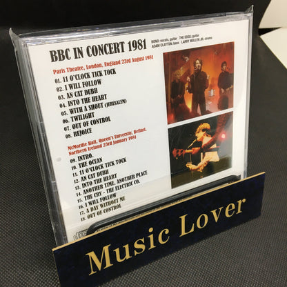 U2 / BBC IN CONCERT 1981 STEREO SOUNDBOARD (1CD)